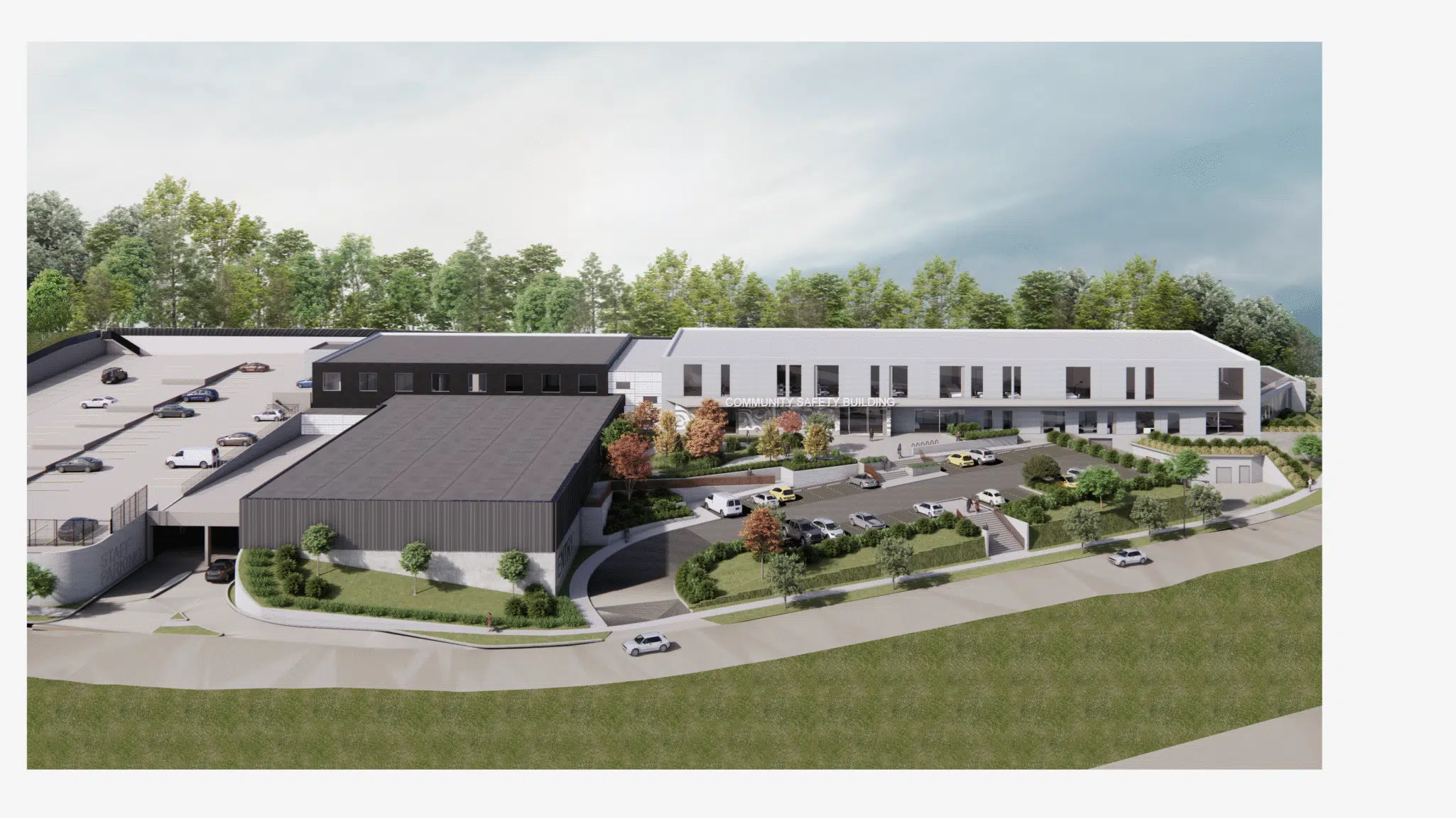 City of Burnaby Community Safety Building_Final_Enscape_2024-10-22-10-28-25_Enscape 3D East